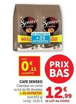 Super U Senseo - café offre