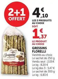 Super U Florelli - gressins offre