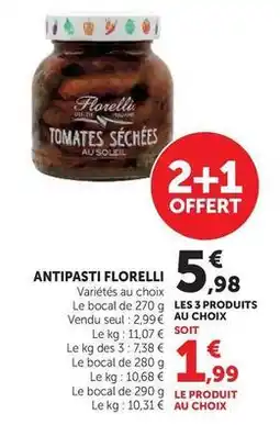 Super U Florelli - antipasti offre