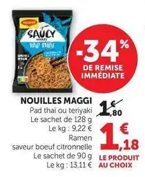 Super U Maggi - nouilles offre