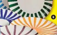 Super U Assiette plate ''colorama'' offre