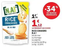 Hyper U Na! - rice crakers offre