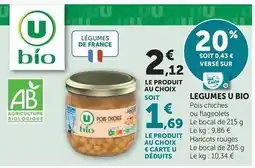 U Express U bio - legumes offre