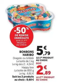 Hyper U Haribo - bonbons offre