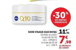 Hyper U Nivea - soin visage q10 offre