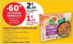Super U Suzi wan - nouilles udon et ramen offre