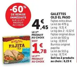 U Express Old el paso - galettes offre