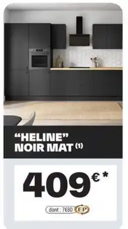 Brico Dépôt Heline Noir Mat offre
