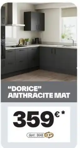 Brico Dépôt DORICE ANTHRACITE MAT offre