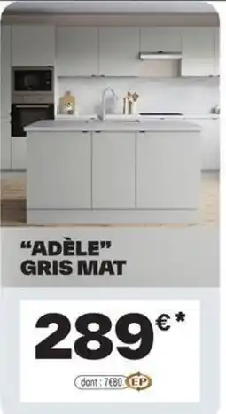 Brico Dépôt ADÈLE GRIS MAT offre