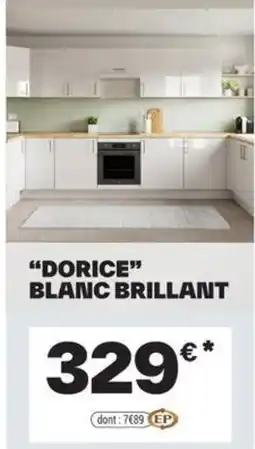 Brico Dépôt DORICE BLANC BRILLANT offre