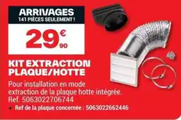 Brico Dépôt Kit extraction plaque/hotte offre