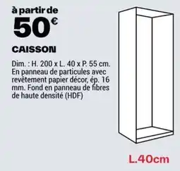 Brico Dépôt CAISSON offre