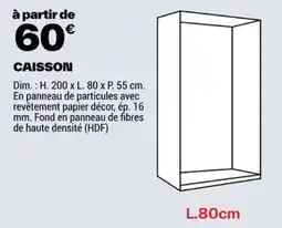 Brico Dépôt CAISSON offre