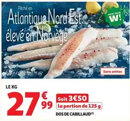 Auchan Supermarché DOS DE CABILLAUD offre