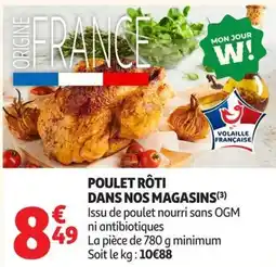 Auchan Supermarché POULET RÔTI offre