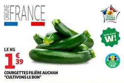 Auchan Supermarché Courgettes Filière Auchan offre