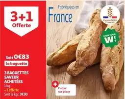 Auchan Supermarché Baguette offre