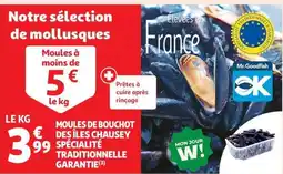 Auchan Supermarché Mr.Goodfish Moules de Bouchot offre