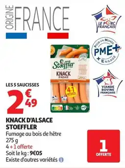 Auchan Supermarché Stoeffler Knack d'Alsace offre
