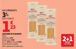 Auchan Supermarché Rummo linguine n°13 offre