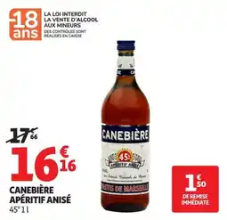 Auchan Supermarché CANEBIÈRE APÉRITIF ANISÉ offre