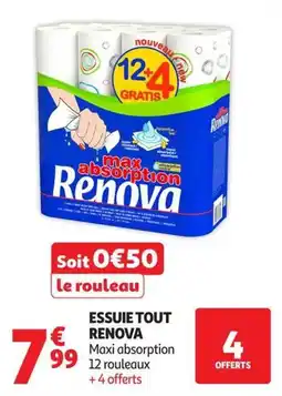 Auchan Supermarché RENOVA ESSUIE TOUT offre