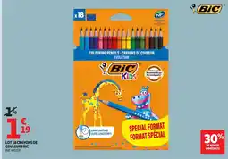Auchan Supermarché BIC Kids Crayons de couleur offre