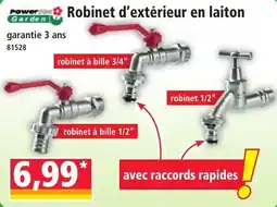 Norma Power Garden Robinet d'extérieur en laiton offre