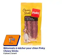 Action Pinky Chewy Sticks offre