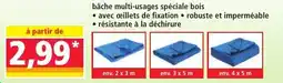 Norma bâche multi-usages spéciale bois offre