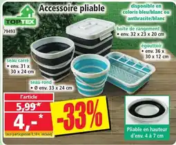 Norma TOPTEX Accessoire pliable offre