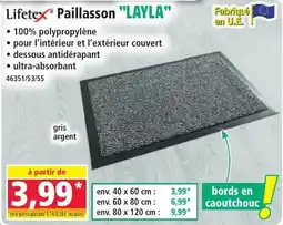 Norma Lifetex Paillasson "LAYLA" offre