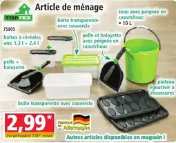 Norma TOPTEX Article de ménage offre