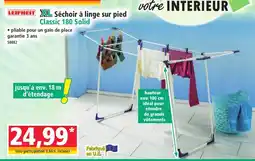 Norma LEIFHEIT Séchoir à linge sur pied Classic 180 Solid offre