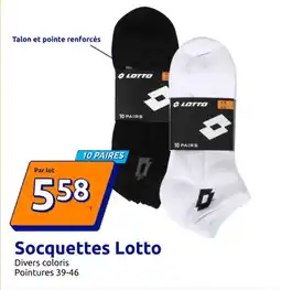 Action Lotto Socquettes offre