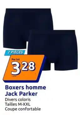 Action Jack Parker Boxers homme offre