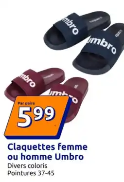Action Umbro Claquettes offre