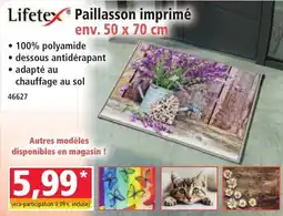 Norma Lifetex Paillasson imprimé offre