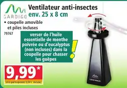 Norma GARDIGO Ventilateur anti-insectes offre