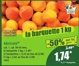 Norma Fruits & Légumes de France Abricots offre
