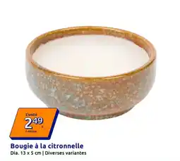 Action Bougie à la citronnelle offre