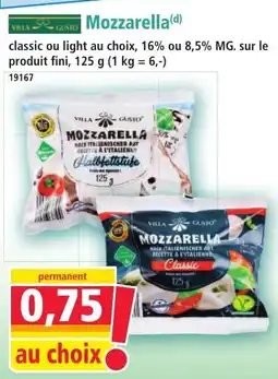 Norma Villa Gusto Mozzarella offre