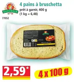 Norma GECCHELE pains à bruschetta offre