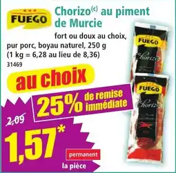 Norma FUEGO Chorizo offre