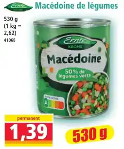 Norma Ernte Macédoine offre