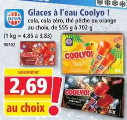 Norma RIVA Glaces à l'eau Coolyo offre