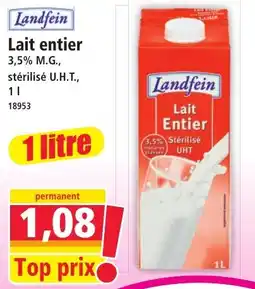 Norma Landfein Lait entier offre