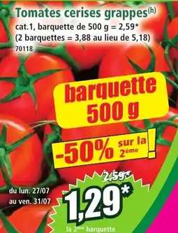 Norma Tomates cerises grappes offre