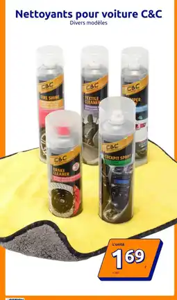 Action C&C Nettoyants pour voiture offre